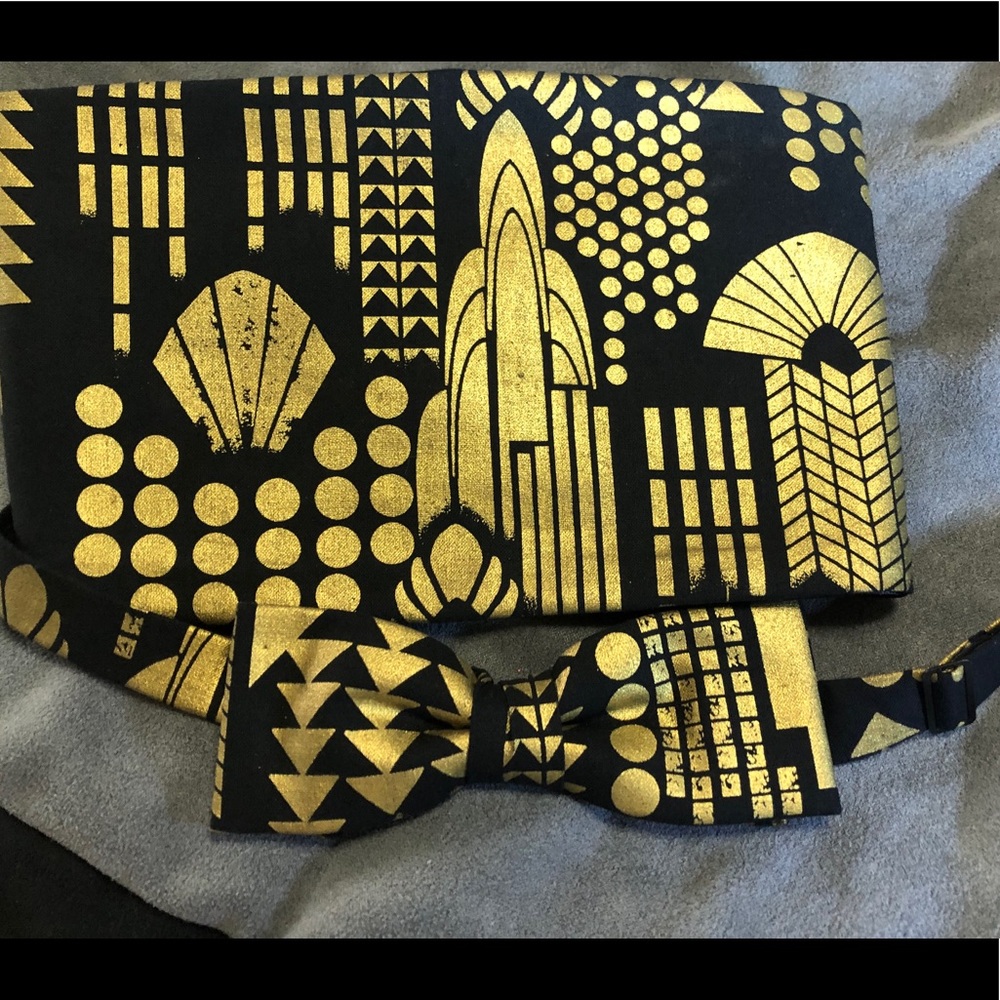 bowtie/cummerbund set/ notBlackTies